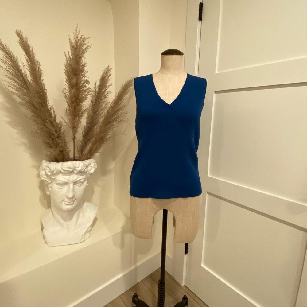 ALLISON MORGAN M knit blouse sleeveless
